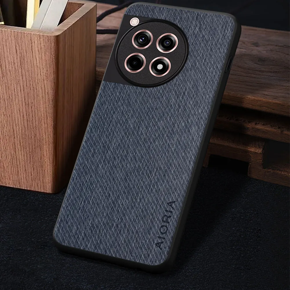 Funda para Oneplus 12R 5G, funda de lujo con patrón de tela Vintage, funda de cuero para teléfono, funda para oneplus 12R