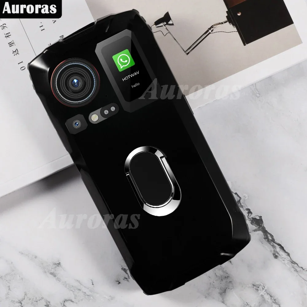 Skinlee For Hotwav cyber 15 Case With Holder Ring Silicone Soft TPU Ultra-Thin Cover For Hotwav cyber 15 Back Casing