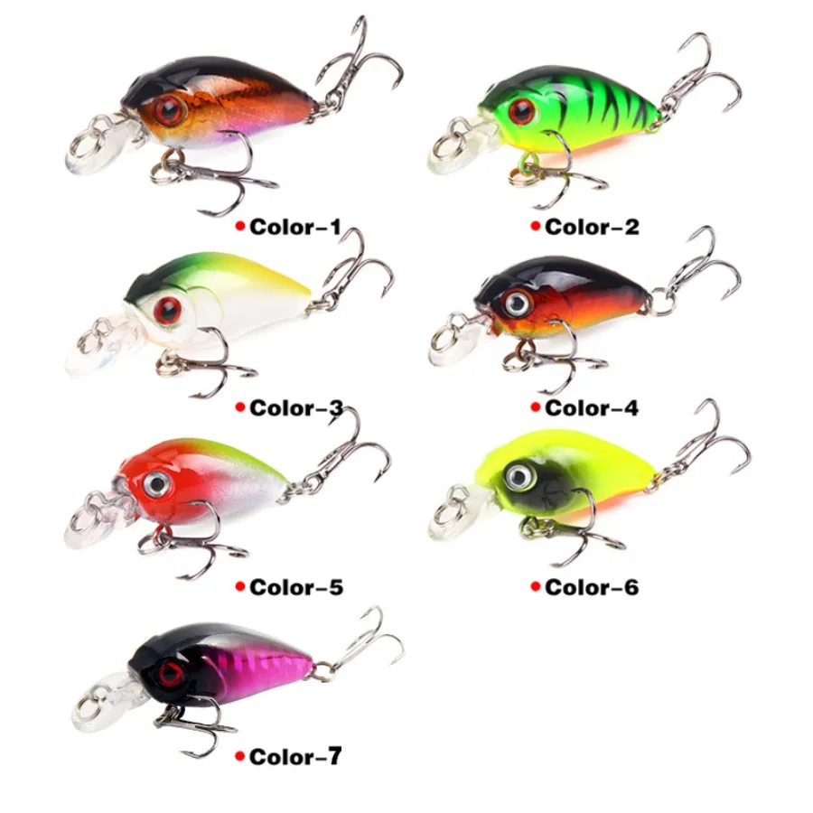 4.5cm/3.8g Long-cast Chubby Lure – Rockfish Lure / Black Bass Lure – Realistic Artificial Lure Maximumcatch Official Store