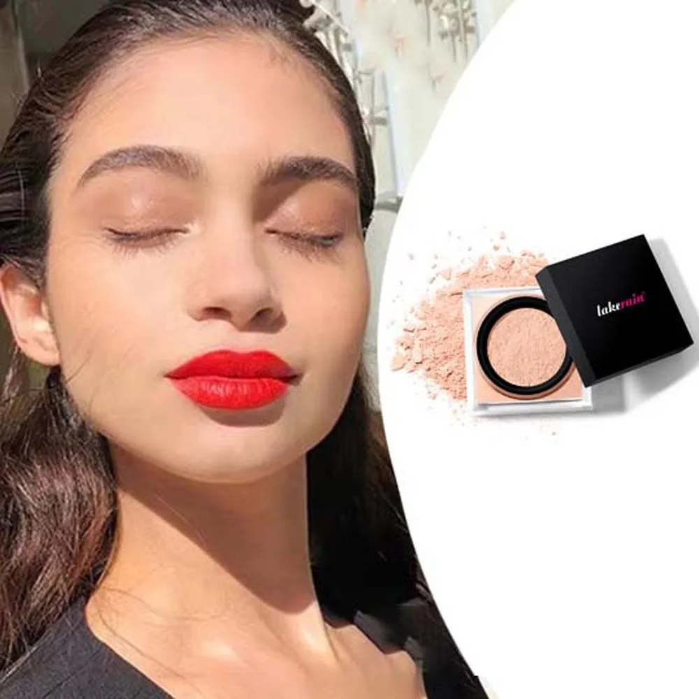 Lock in Makeup Setting Powder Weightless Lightweight Matte Loose Powder Silky Texture Oil Control Face Loose Baking Banquet