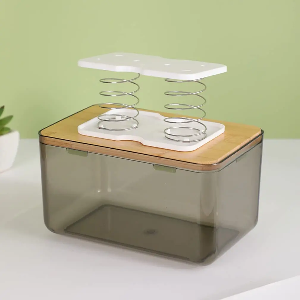 Tissue Dispenser Tissue Box Spring Support-Spring Loaded Lifting Spring Tissue Holder for Office Home Kitchen Toilet Car