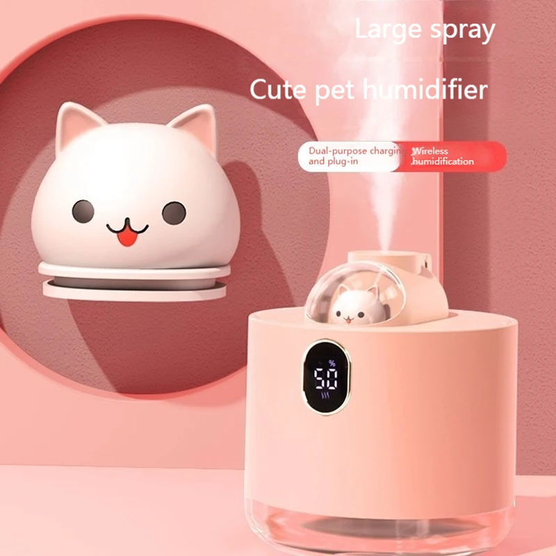 Cute Space Ship Humidifier Small Charging Desktop Office Baby Pregnant Women Home Water Replenishment spray Aromatherapy Machine