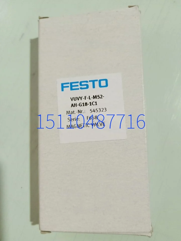 Festo FESTO Solenoid Valve VUVY-F-L-M52-AH-G18-1C1 545323 In Stock