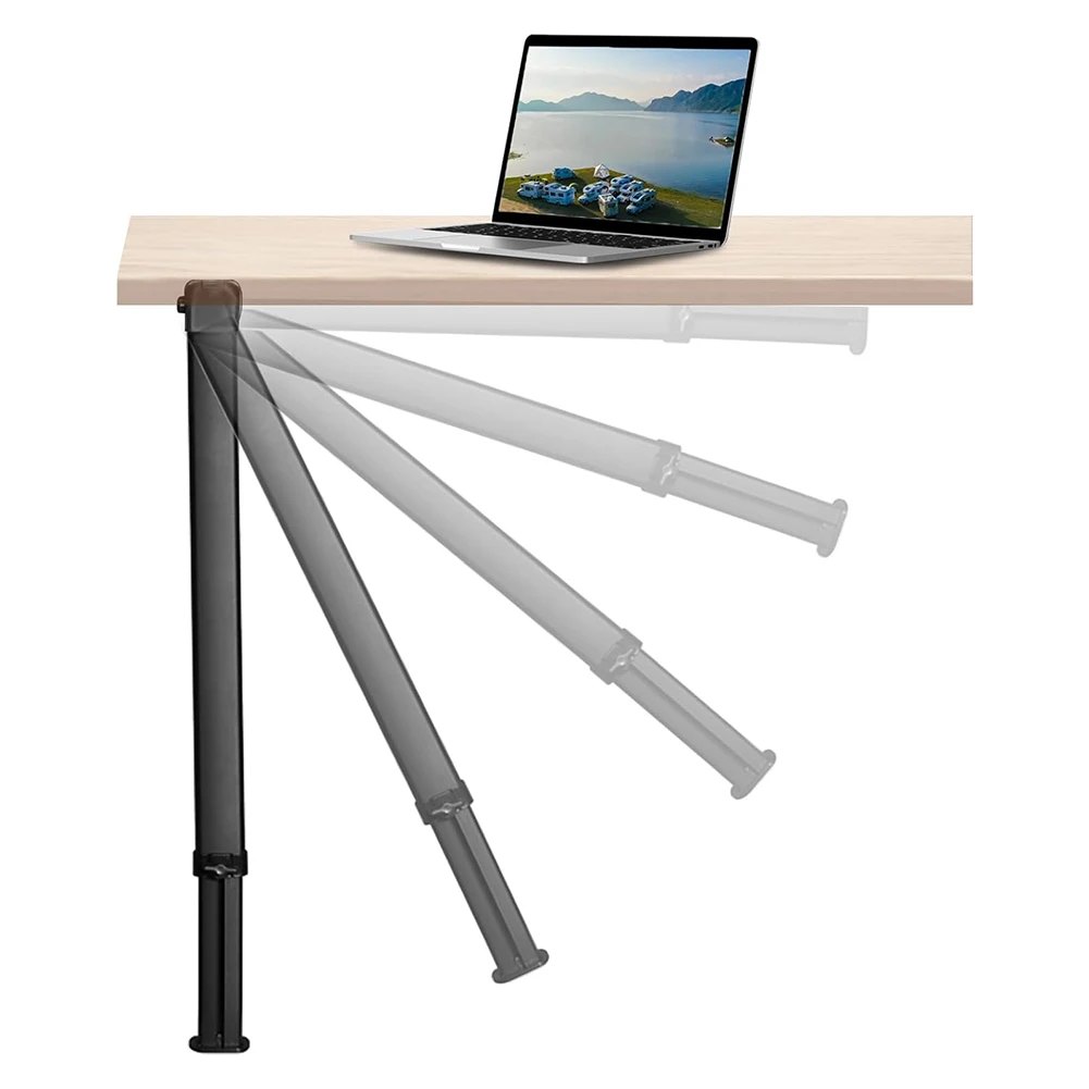RV Table Support Folding Telescoping Legs Adjustable Height 21 to 36 Inch Aluminum Alloy with Locking Mechanism