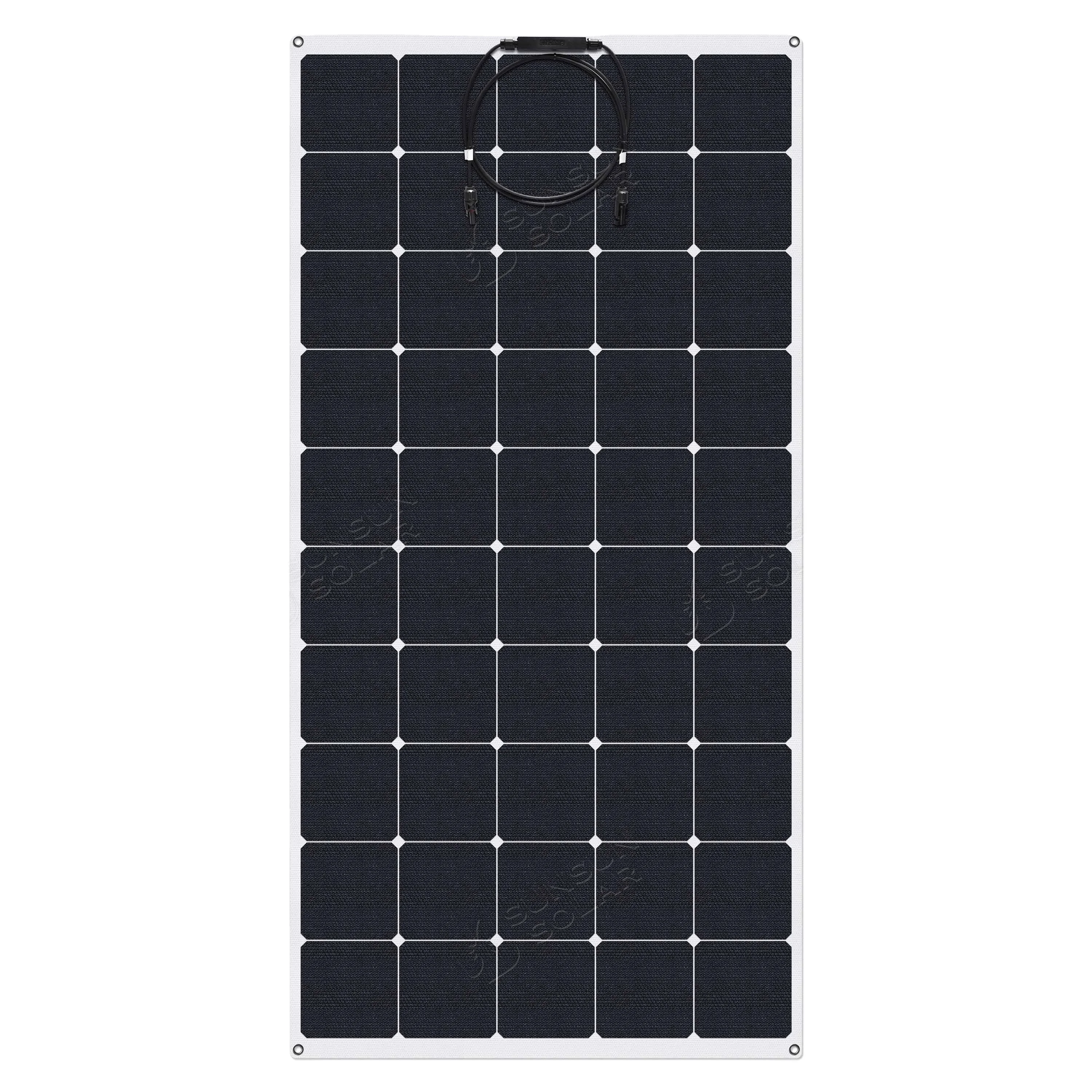OEM Support RV Camping Marine 12/24V 150W 180W 200W 300W 420W Sunpower Monocrystalline Cell ETFE Semi Flexible Solar Panel