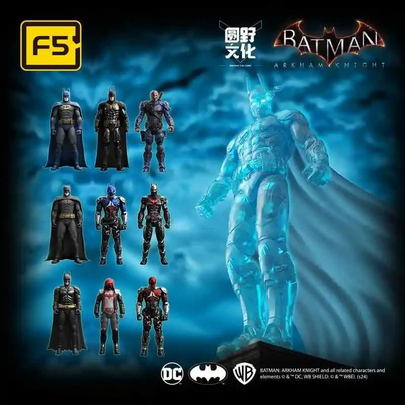 YUANYE Original Batman F5 Arkham Knight JOKER V8.04 1970 DARK KINGHT Deathstroke Red Hood Blocks Bricks Action Figure Model Doll