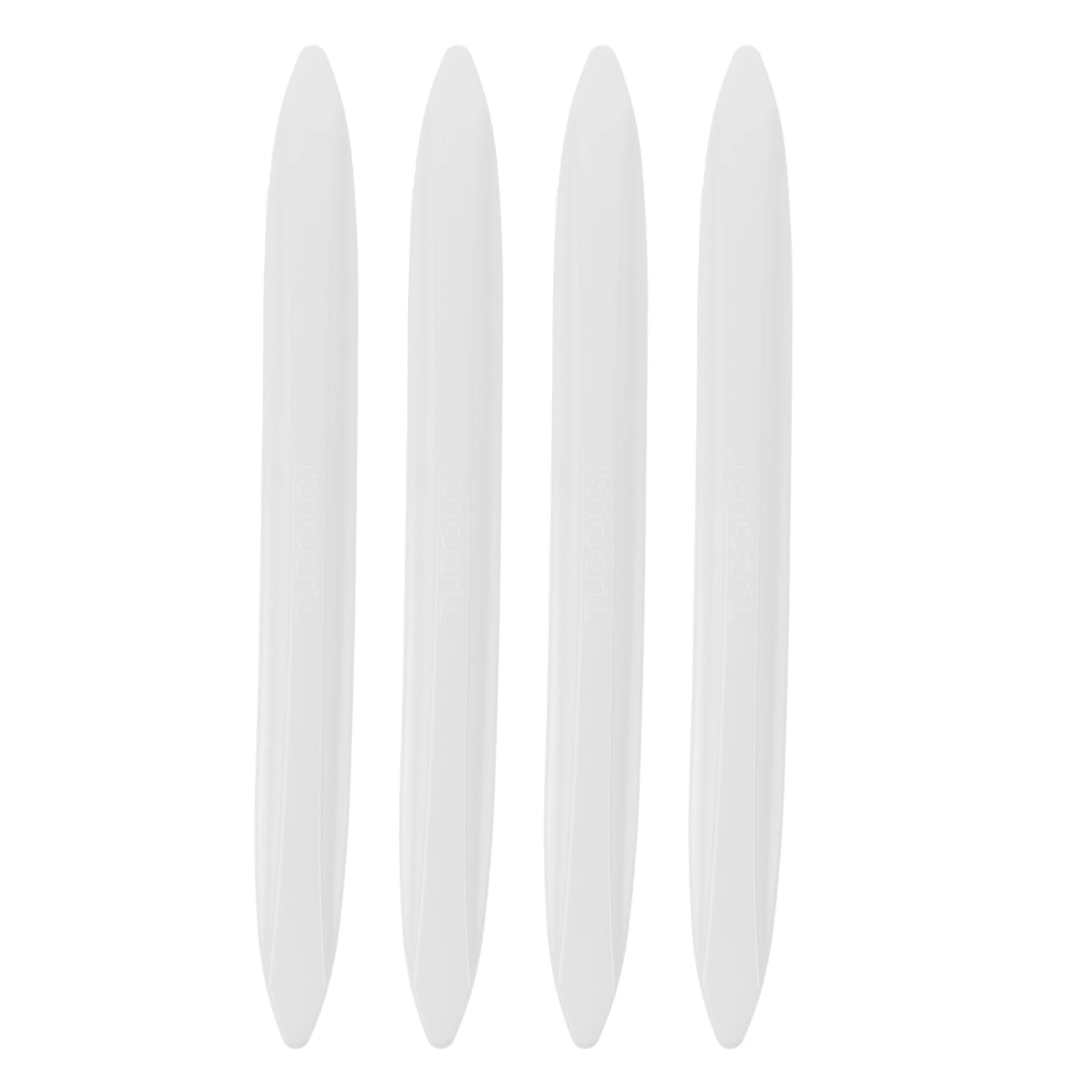 

4 Pcs Cars Anti-collision Strip Stickers Door Guard Trim Pad Adhesive Edge Protective Strips White Baby
