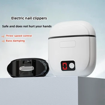 ترقية قابلة لإعادة الشحن مقصات الأظافر الكهربائية ، لا تؤذي اليدين ، الأطفال وكبار السن لن يقطعوا الأيدي