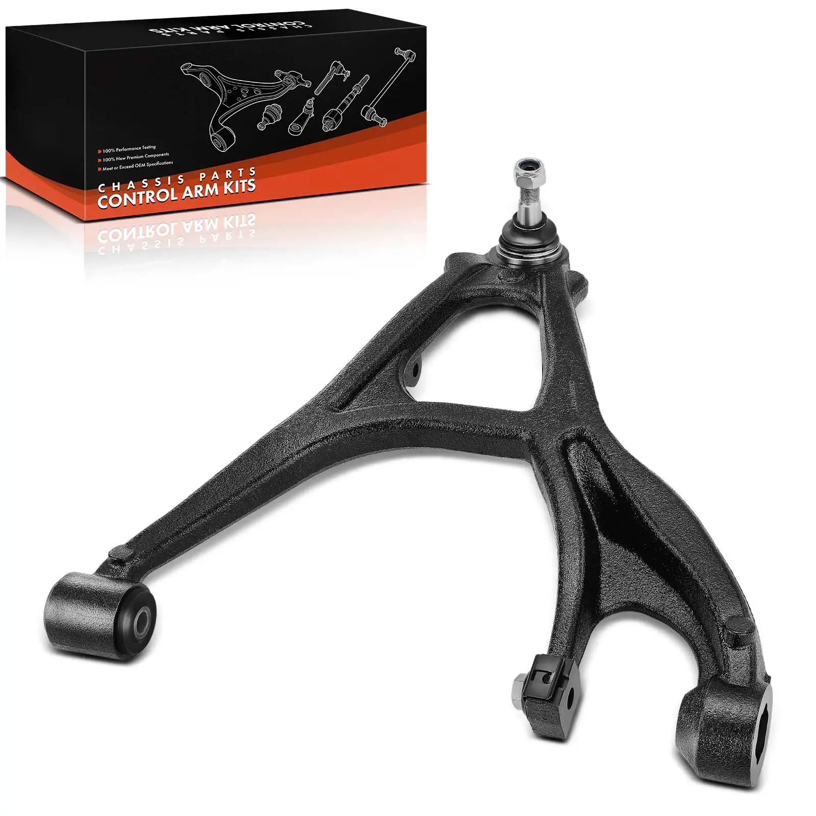 Frankberg 1x draagarm voorwielophanging, linkerzijde, voor Hummer Hummer H3/H3t 2005–2010, 15082976, 522-479, CMS501142, MS501142