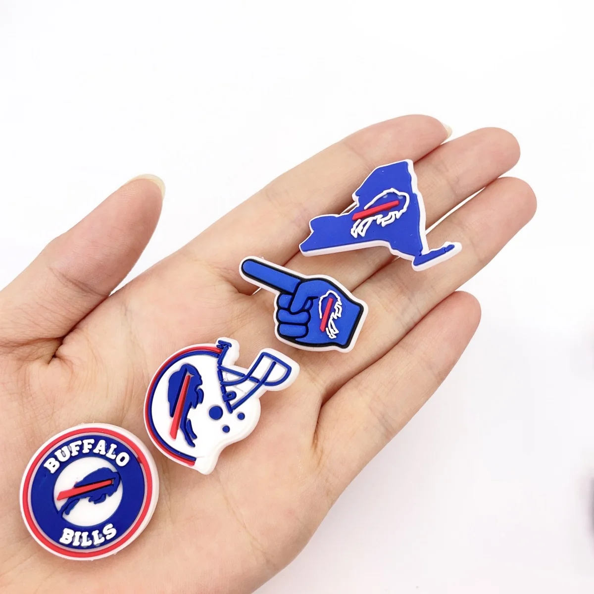 16PCS Sports Shoe Charms Football Shoe Charms for Clog Sandals for Party Favor Gifts for Adults Cartoon Sandals Decorations