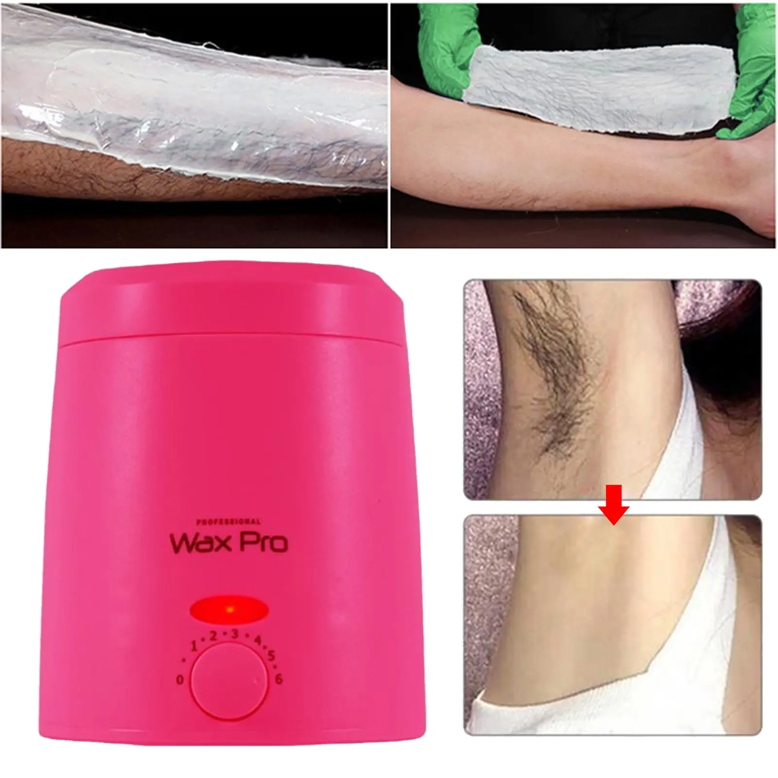 Electric Wax Heater for Salon Home Use Hard and Soft Wax Girls & Women & Men