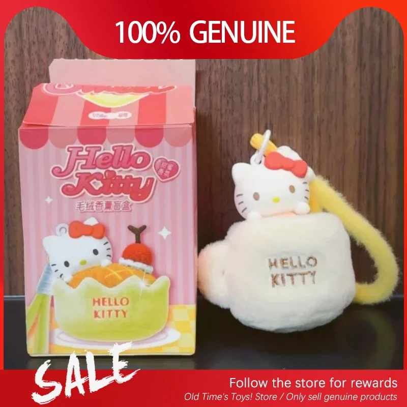 Genuine Kitty Sweet Workshop Series Blind Box Cute Plush Desktop Ornamen Trendy Toys Birthday Gift Surprise Peluches
