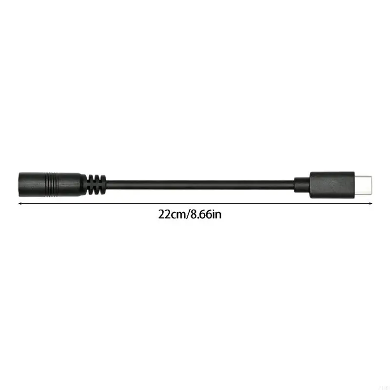 4Pcs USB C to DC35135 Power Adapter Cables with PVC Jackets, OFC Conductors and Direct Plug-In Setups F19E