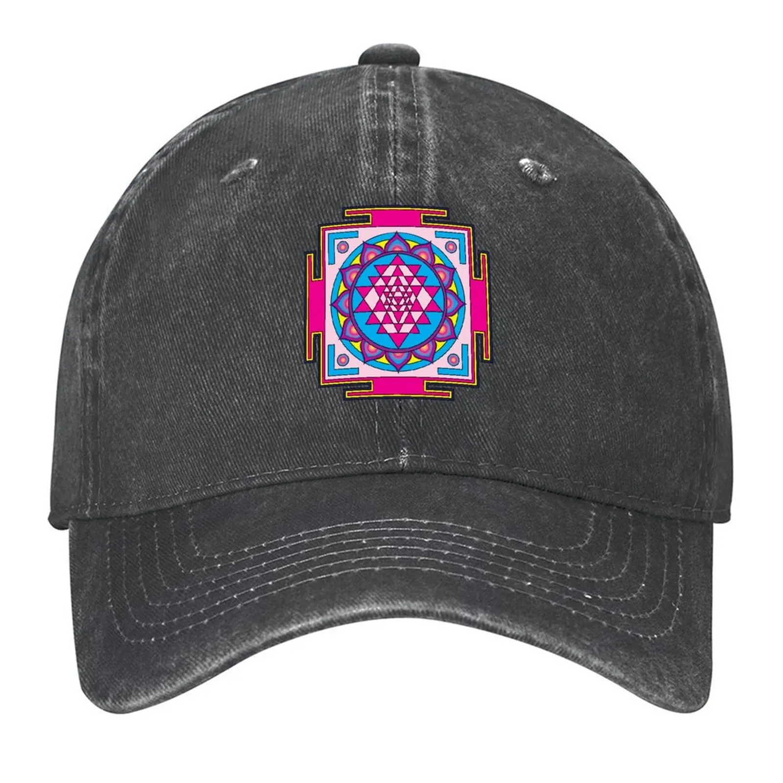 

Sri Yantra Mandala Baseball Cap luxury woman cap Hat Man For The Sun sailor cap for men Wild Ball Hat Women's Golf Wear Men's