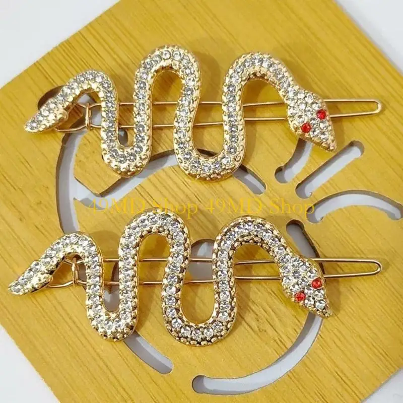 49MD Sparkling Snake Hair Pin