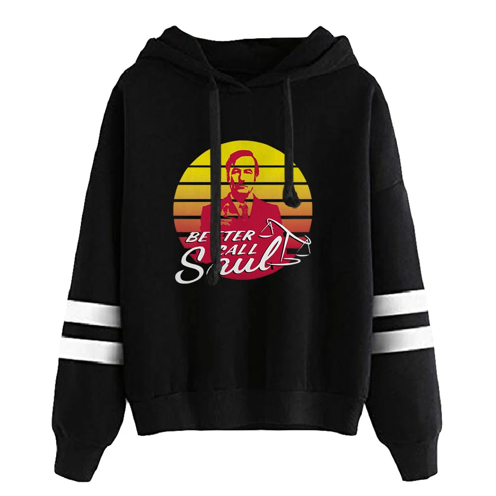 

Better Call Saul Hoodie Unisex Pocketless Parallel Bars Sleeve Sweatshirts Men Women Hoodie Casual Style Fashion Clothes