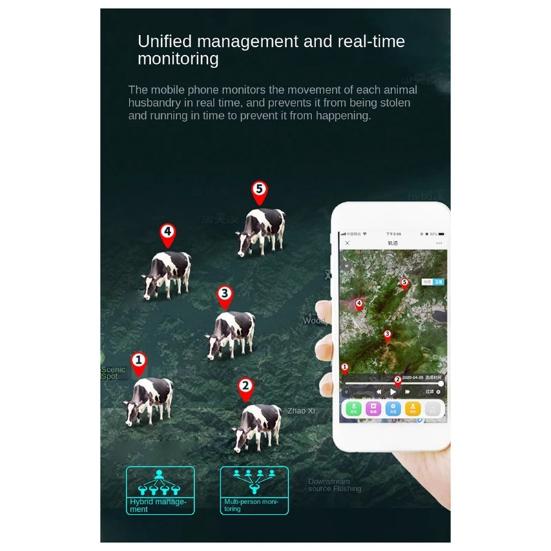 Global Universal Cattle And Sheep Horse GPS Locator Pet Anti-Lost Device GPS Dedicated Locator