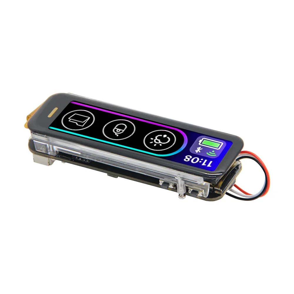 LILYGO T-Display-Bar 2.25 Inch Full Color RGB LCD ESP32-S3 Development Board with BHl260AP Self-Learning AI Smart Sensor Kits