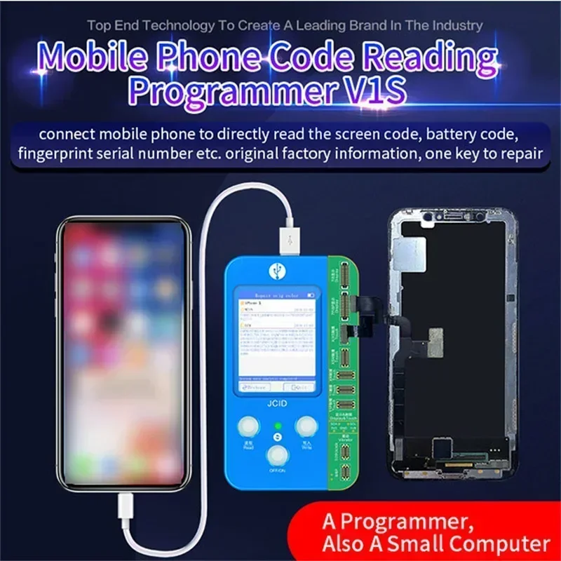 JCID V1SE Programmer Suitable for IPhone X-15ProMax Maintenance Dot Matrix Projection Color Touch Camera Small Board Tool