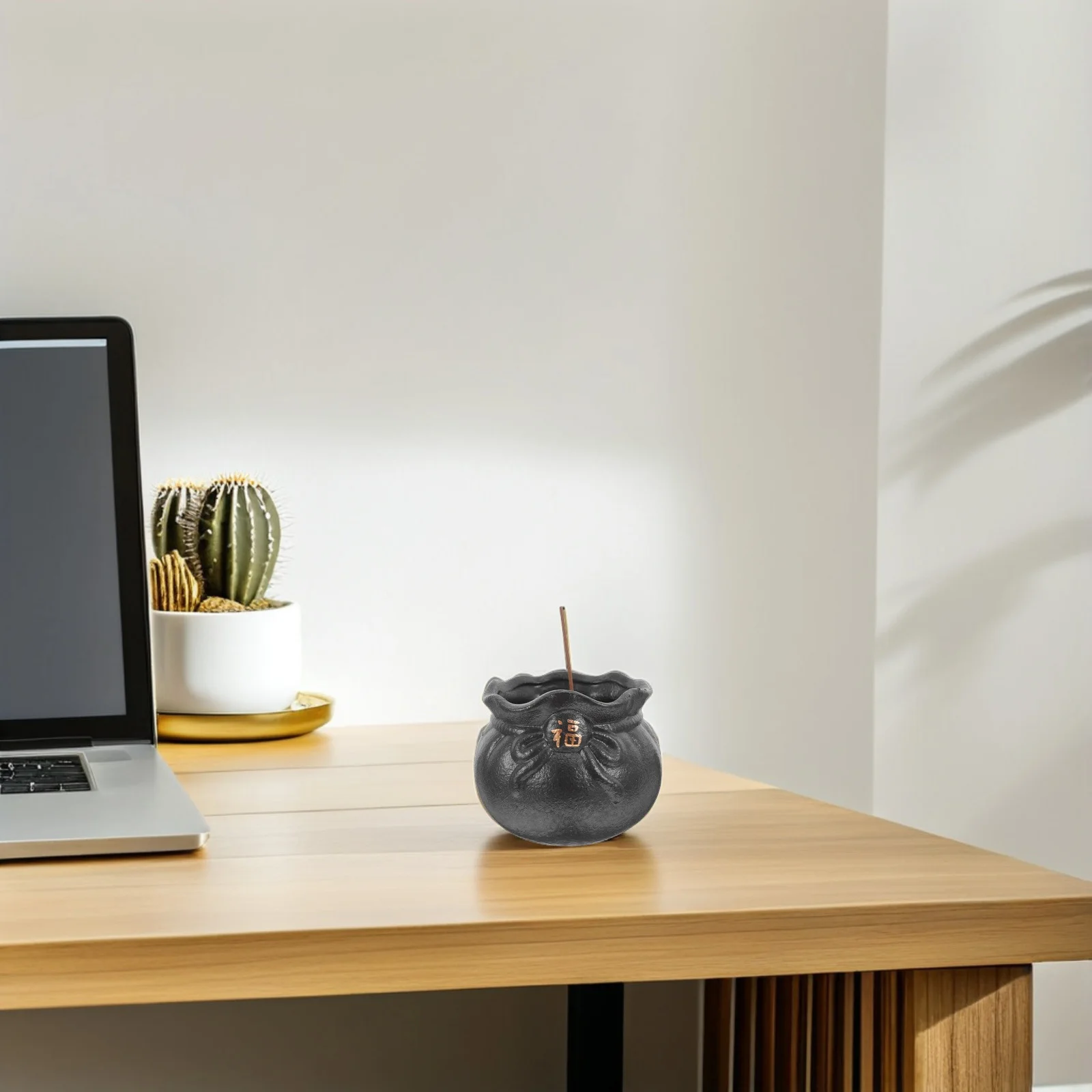 

Household Incense Burner Ceramic Vintage Indoor Ornament for Yoga Relaxation Air Freshening Home Office Home Decor