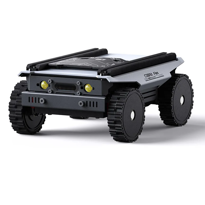 

ESP32 intelligent car, large space four-wheel drive differential speed controlled chassis robot