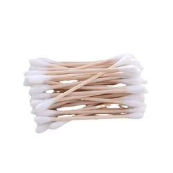 Hot Double Head Cotton Swabs Women Makeup Buds Tip for Medical Wood Sticks Nose Ears Cleaning Health Care Tools