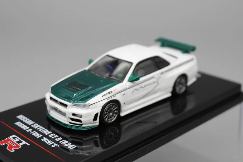 INNO 1:64 Skyline R34 Nismo GT-R Diecast Model Car Kids Toys Gift