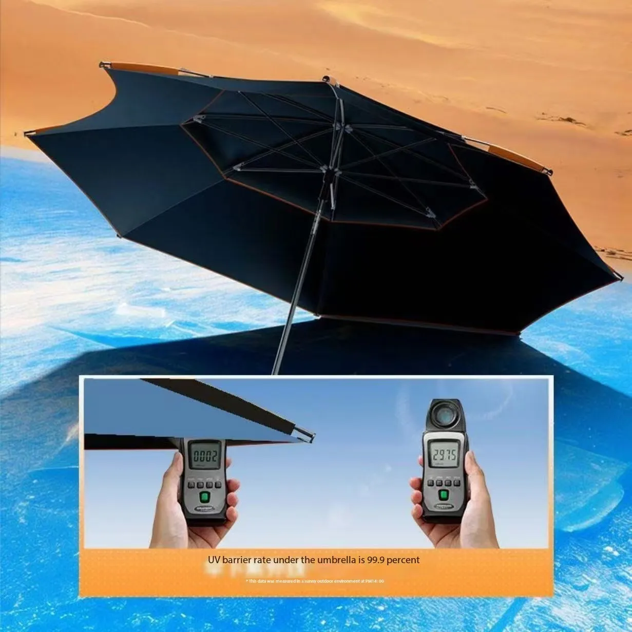 New Outdoor Fishing Umbrella with Universal Cane, Sunscreen and Thermal Insulation, Large Umbrella, Portable Stall Sun Umbrella