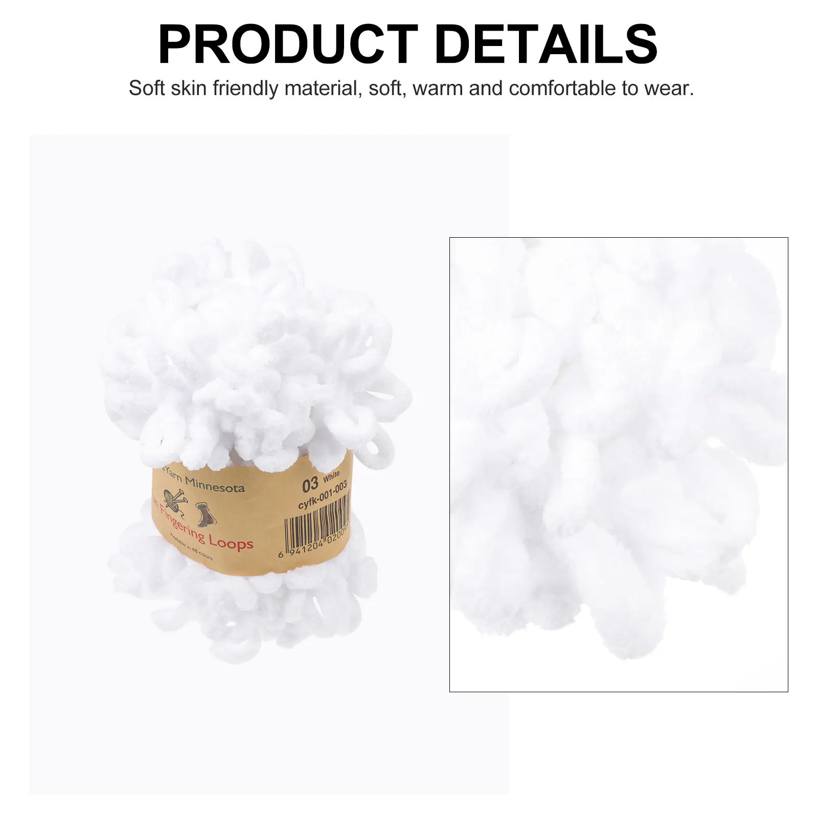 

3pcs Diy Donut Yarn For Knitting Sweater Scarf Hat Cushion Craft -Friendly Knitting Wool Thread Crochet Yarn Material