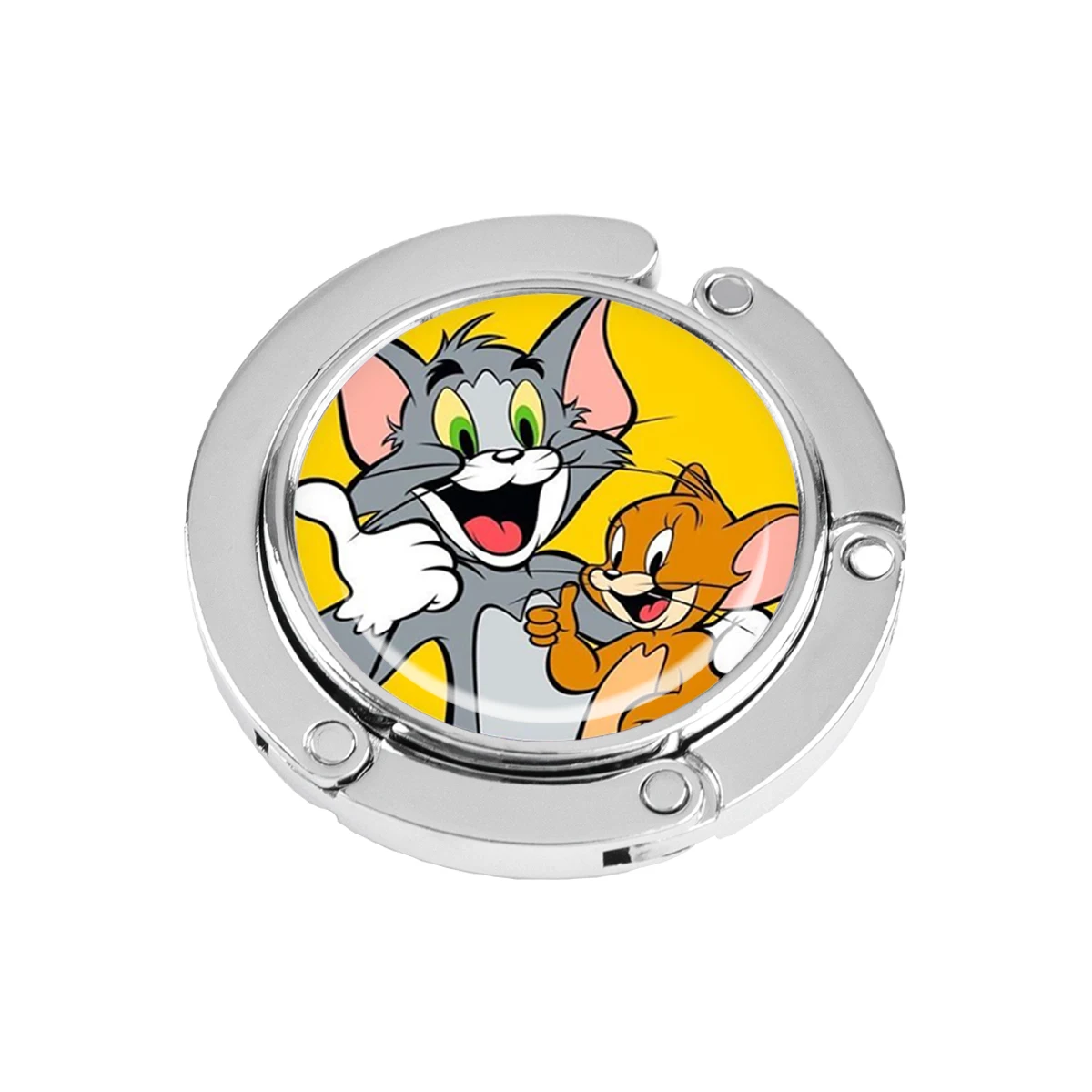 

Funny Cartoon Hooks Marble Folding Metal Table Bag Holders Portable Purse Hanger Accessories Multipurpose Non-Slip Hooks