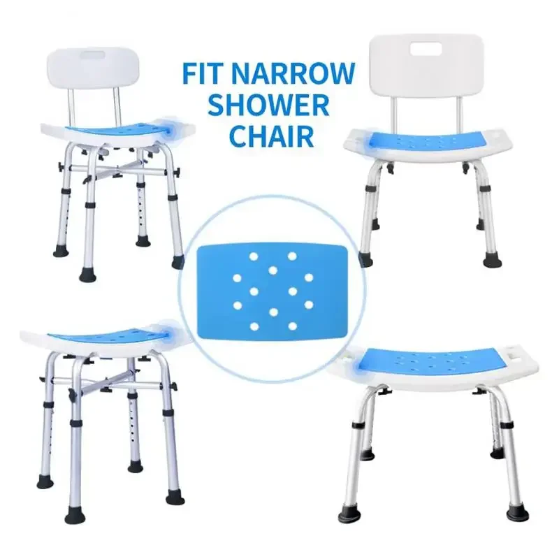 1PCS Non-slip Elderly Folding Bath Chair Cushion Bathroom And Shower Chair Elderly Bath Tub Shower Chair Stool Bench Seat image 2