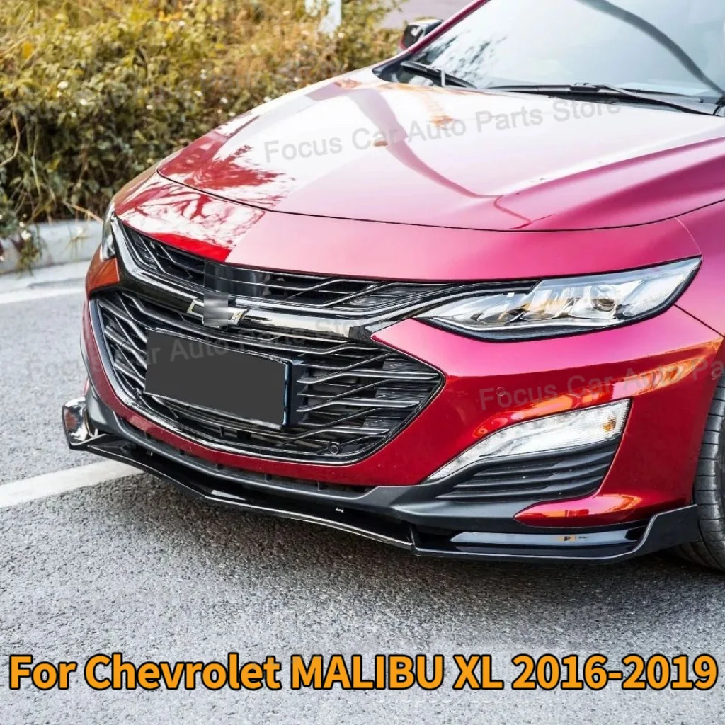 Bodykit Front Bumper Spoiler Lip Body Kits For Chevrolet MALIBU XL 2016-2019 Front Lip Surround Shovel