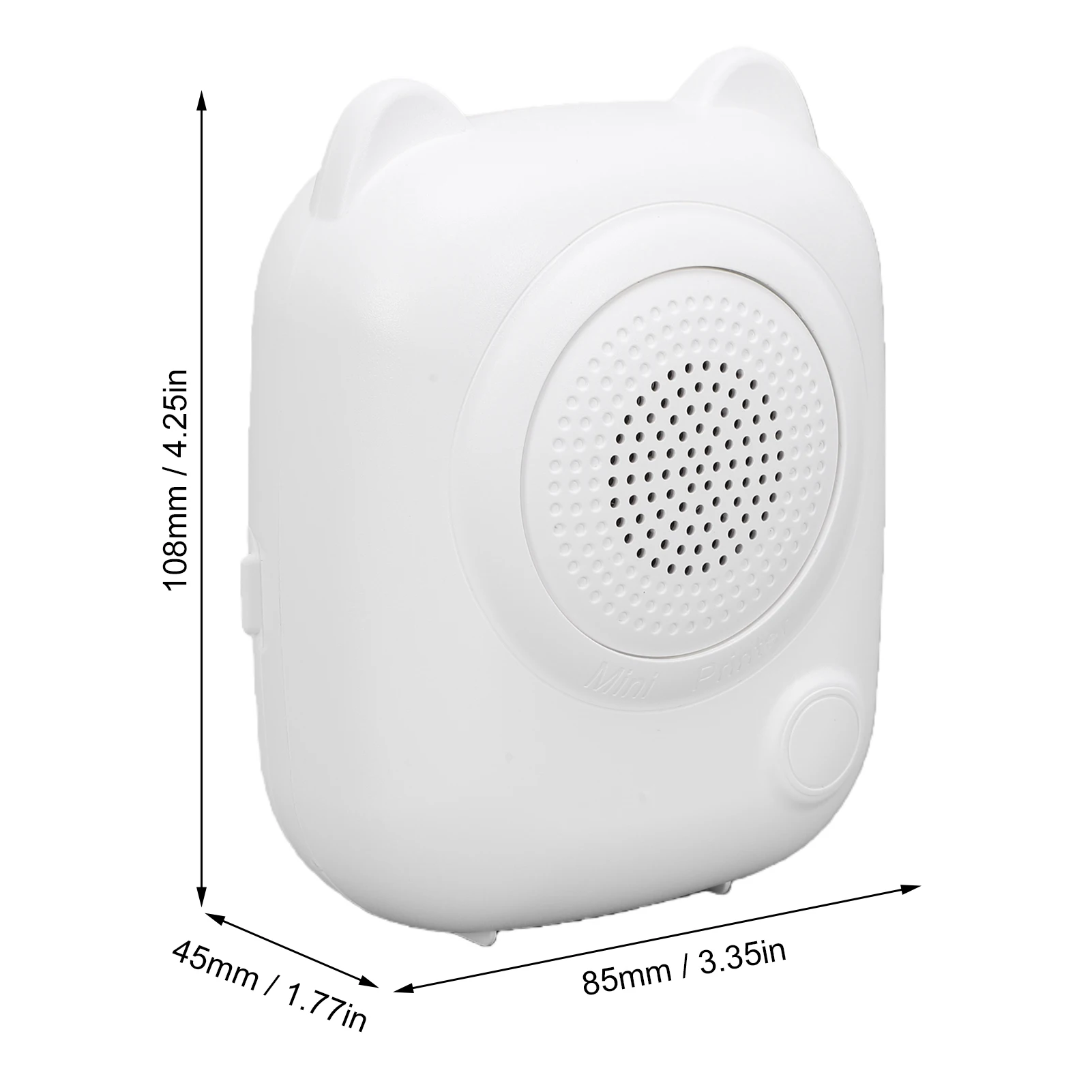 【New】AI Voice Sticker Printer Portable Thermal Inkless Sticker Maker for Notes Drawing DIY Craft with 1 Roll of Stickers