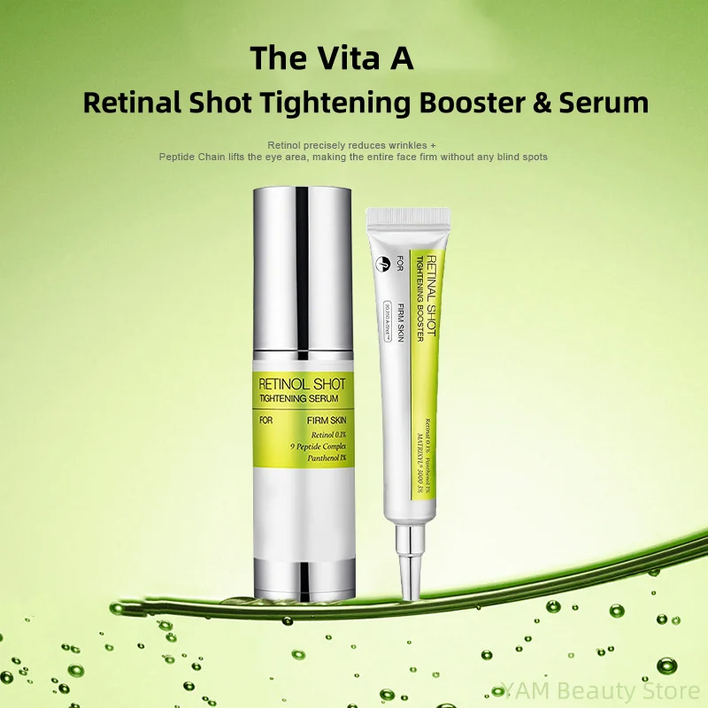 

Korean Skincare Set The Vita-A Retinal Shot Tightening Booster Eye Cream & Serum, Nourishing,Facial Anti-Aging Firming Essence