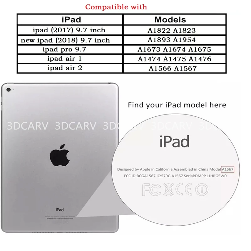 واقي شاشة زجاجي مقسى لجهاز iPad Pro 9.7 Air1 Air2 لأجهزة 9.7 2017 2018 5th 6th ، واقي شاشة شفاف عالي الدقة