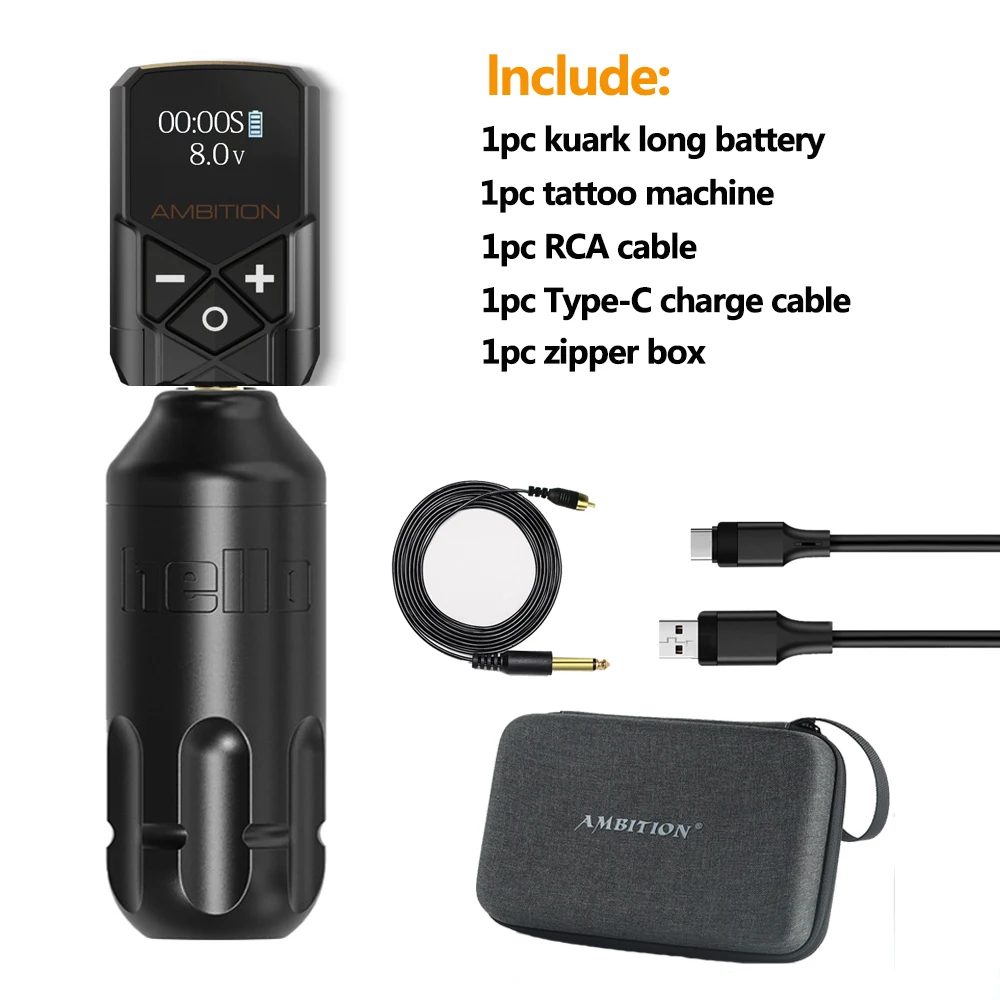 Variant: Black long battery