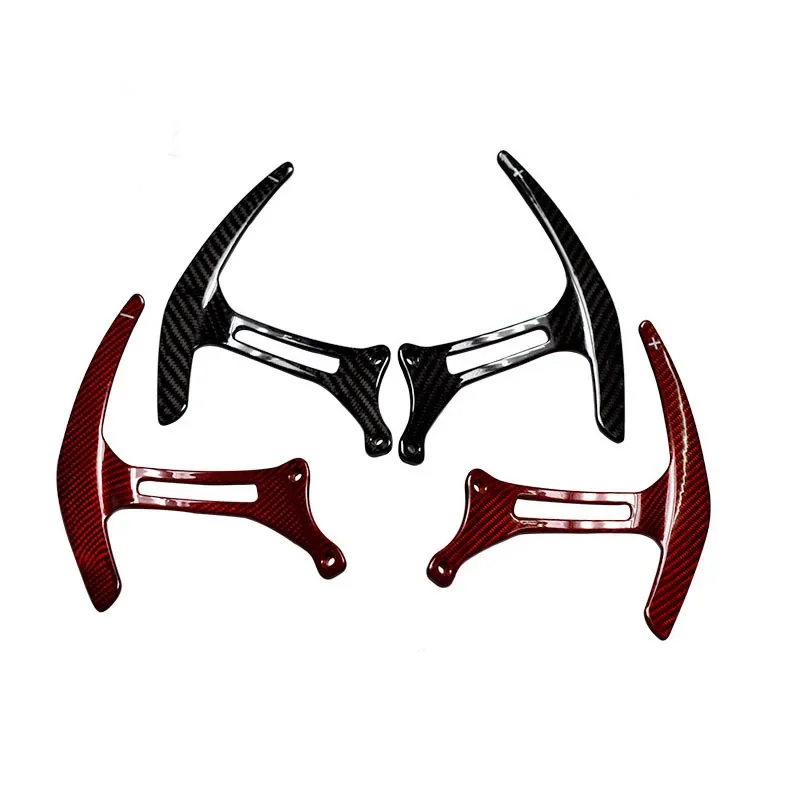 

For Ferrari 458 Real Dry Carbon Fiber Steering Wheel Replacement Paddle Shifters Italia Speciale Spider Modification Accessories