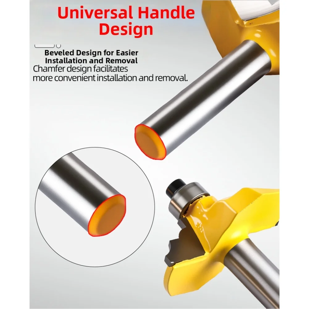 1 قطعة 8 مللي متر عرقوب الزاوية التقريب راوتر بت مقعر قاطعة المطحنة حافة مستديرة المتقلب الرومانية Ogee تحمل راوتر بت النجارة أيضا