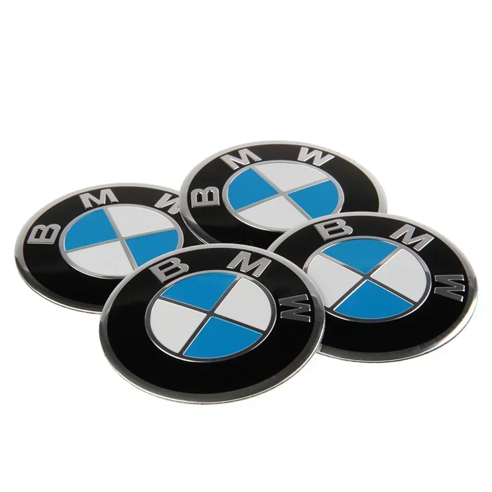 4pcs 56mm Car Wheel Hub Center Caps Cover Emblem for X1 X3 X5 F10 F01 F11 F20 F30 E34 E36 E87 E39 E60 E46 E91 E92 Car Badge