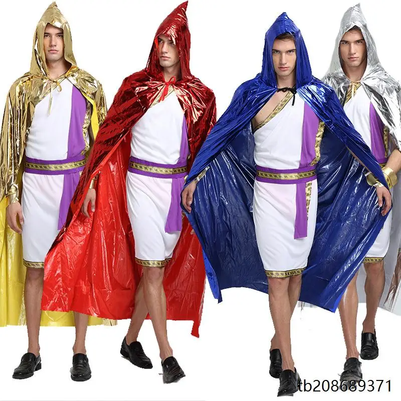 زي تنكري للبالغين على شكل إله الموت لعيد الهالوين، رداء ساحر أسود، زي مصاص دماء، ملابس مسرحية تقليدية صينية للنساء