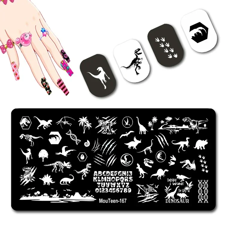 New Car Brand Pattern Nail Stamping Plates Car Logo Nail Stamp Plates Signboard Car Nail Plates #166