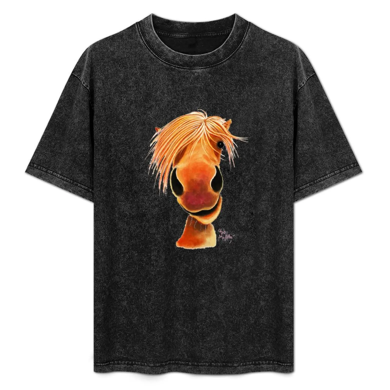 

HoRSe PRiNT ' HaPPY GiNGeR NuT ' BY SHiRLeY MacARTHuR T-Shirt t shirt man designer essential t shirt T-Shirt