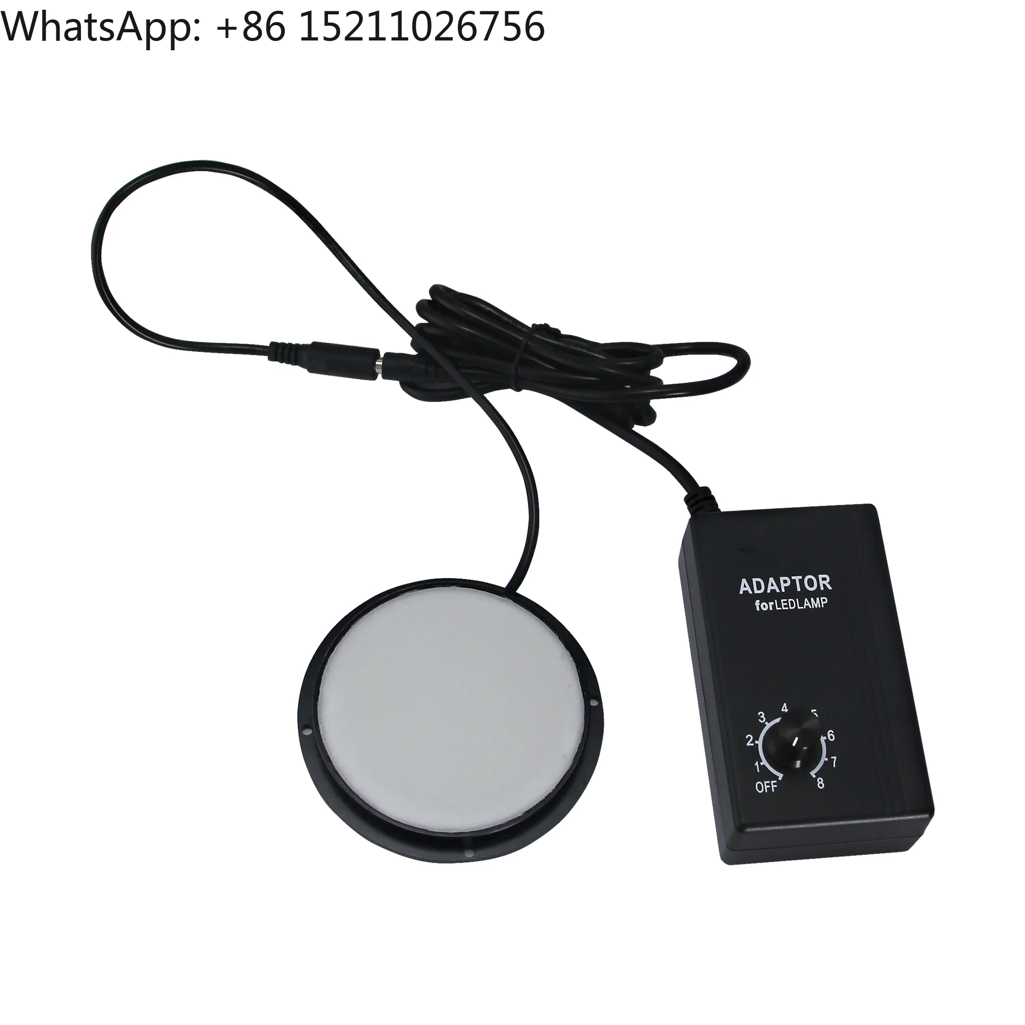 

Ft-Opto FI78 Transmitted LED Ring Light Source White Color Light Movable 0-100 adjustable Microscope Back Light