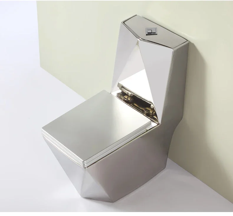 WC in argento elettrolitico, WC color ceramica da bagno, WC nordico antiodore e antiblocco B&B