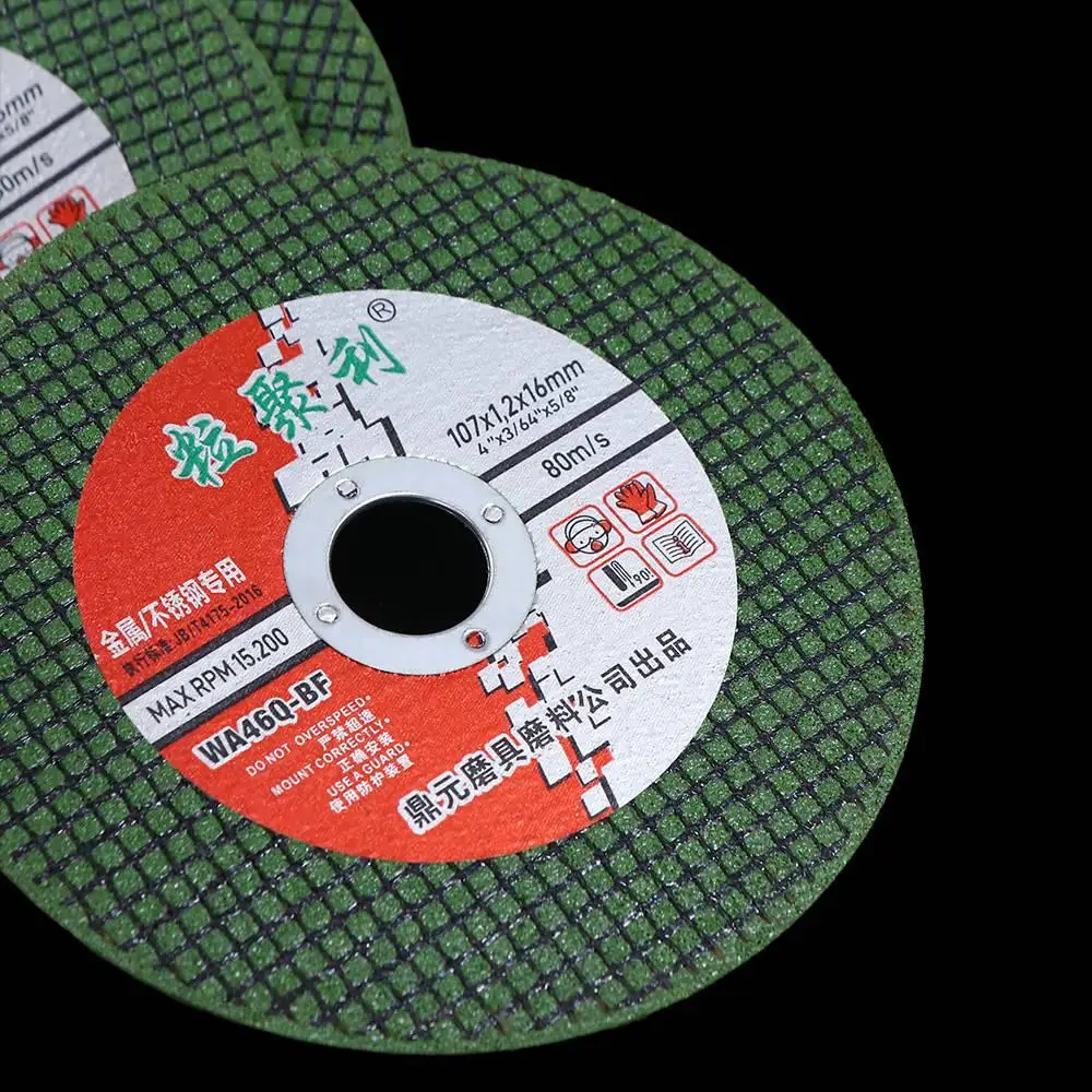 5 pçs 4 Polegada disco de corte de metal sem rebarba corte rápido lâmina de corte moagem polimento circular lâmina de serra disco de lixamento