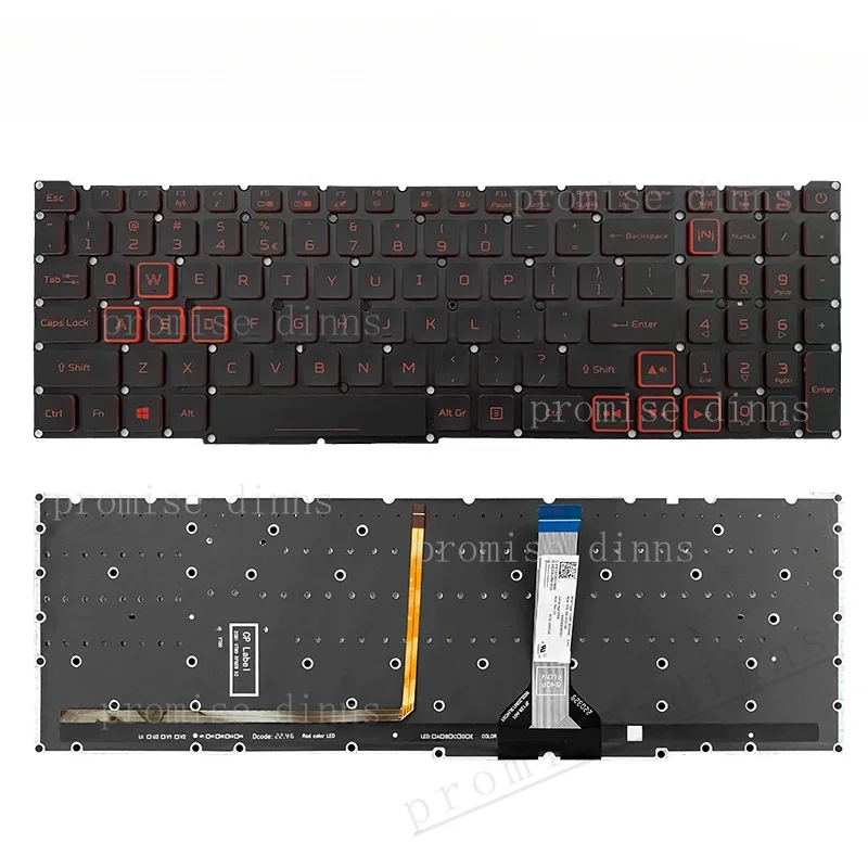 M  Laptop Keyboard for Acer Predator Helios Neo 16 N22Q22 PHN16-72/71-51F4/92WJ