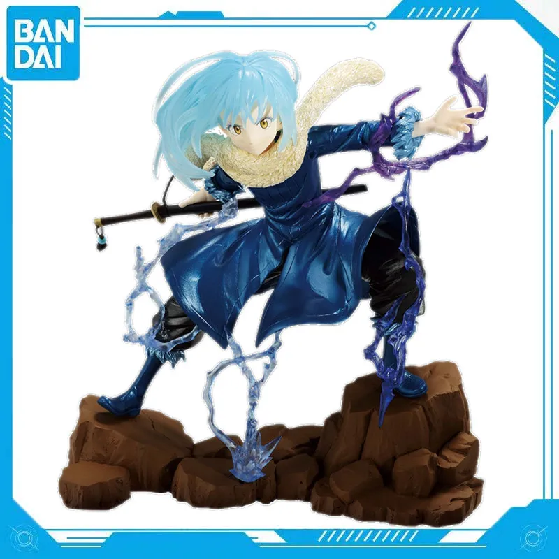 Bandai-Authentique figurine d'anime Rimuru en PVC, 17cm, cette fois je me suis réincarné en slime, modèle d'ornement, jouet cadeau, collection de beurre