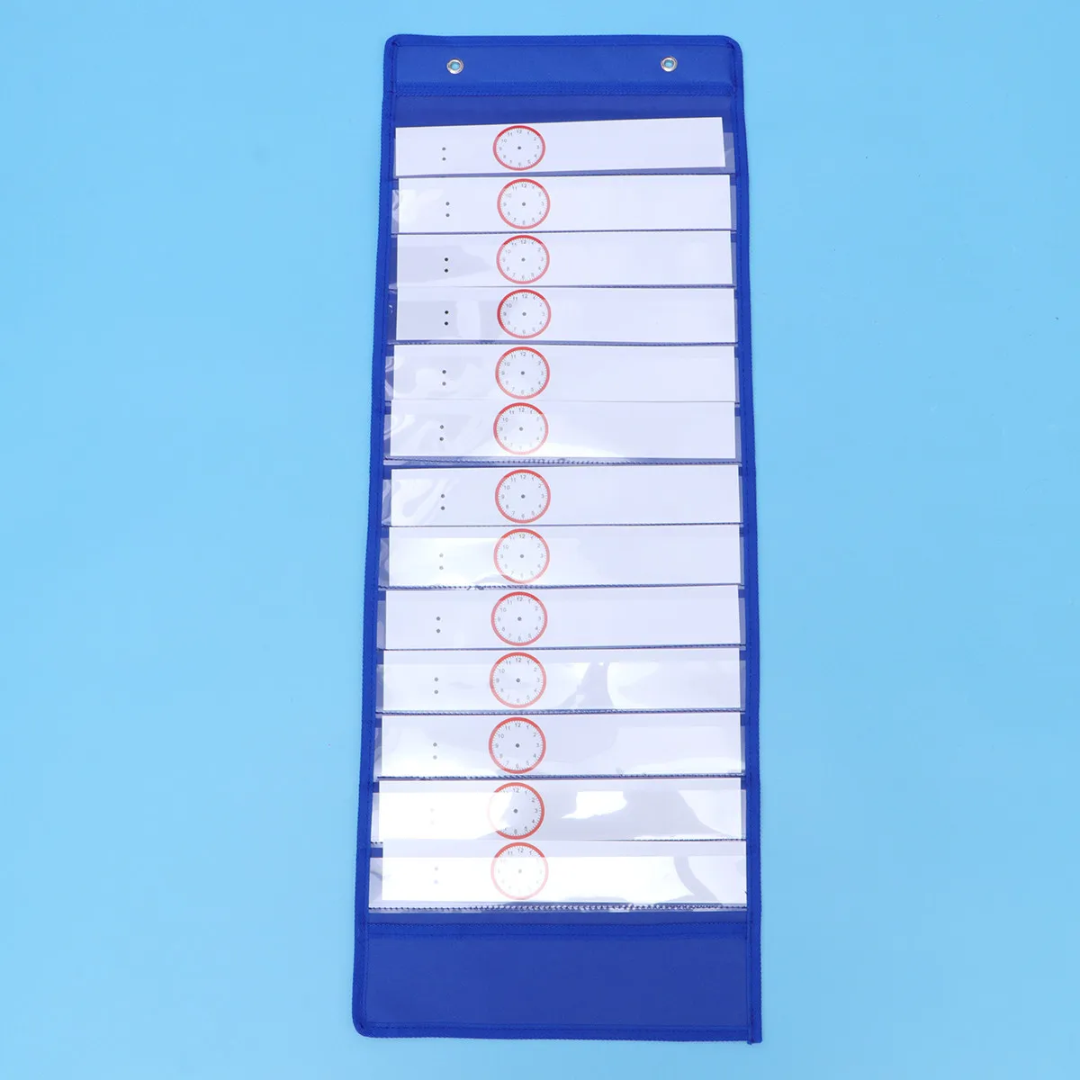 

14 Grids Time Table Blue Transparent for Students Timetable Classroom Schedule Display Learning Aids Daily Routine Educational