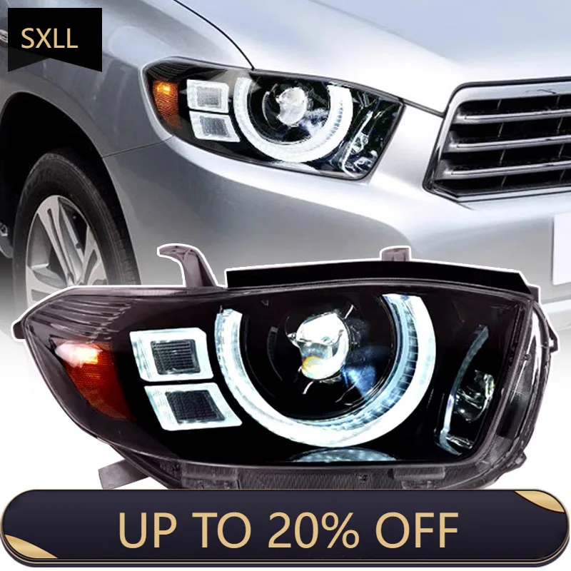 

SXLL Headlights 2007-2011 Light Emitting Diode Headlights Kruger Light Emitting Diode DRL High Low Profile Light Emitting Diode
