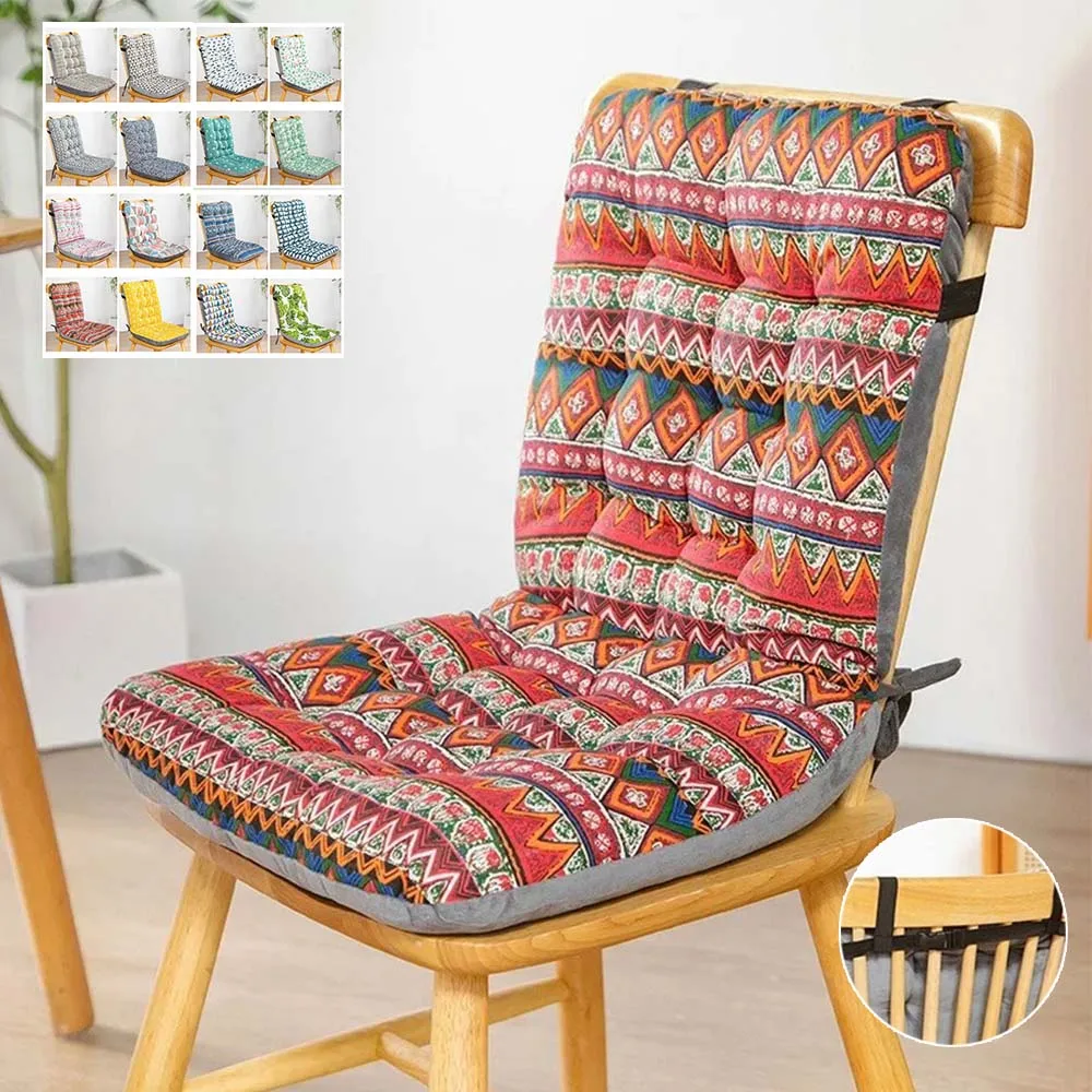 

2 Size Ergonomic Office Chair Cushion with Back Support Long Seat Pad for Office Home Car Seat Pain Relief Chair Pad Almofada